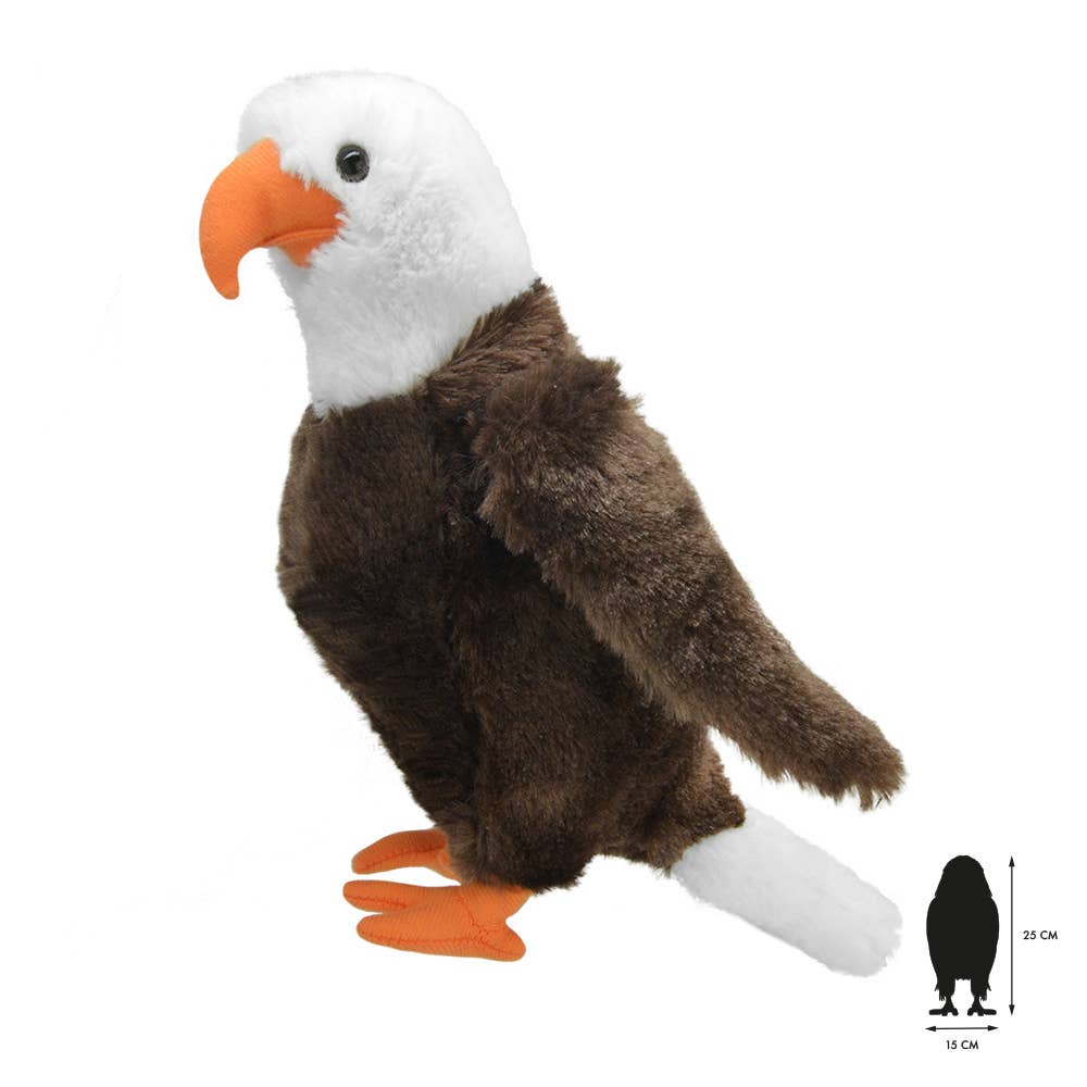 Plush Bald Eagle by Wild Planet - All About Nature