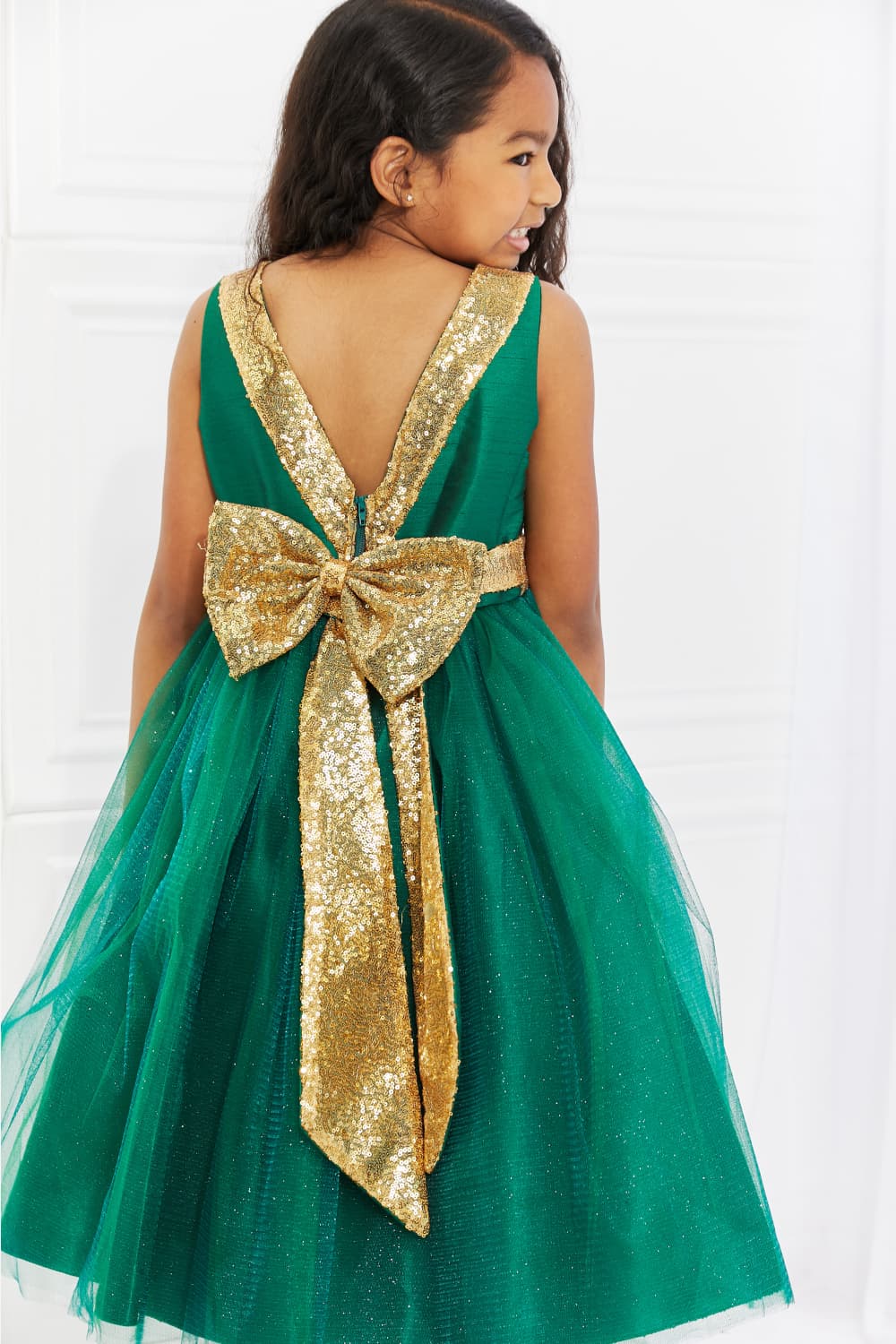 Kid's Dream Little Miss Classy Tutu Dress in Green