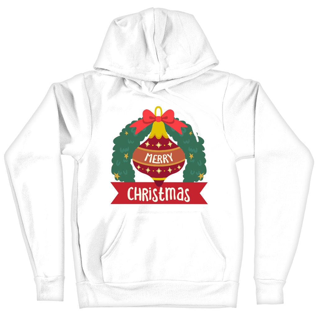 Merry Christmas Hooded Sweatshirt - Christmas Hoodie - Print Hoodie