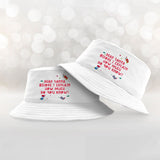 Funny Christmas Bucket Hat - Graphic Hat - Funny Bucket Hat