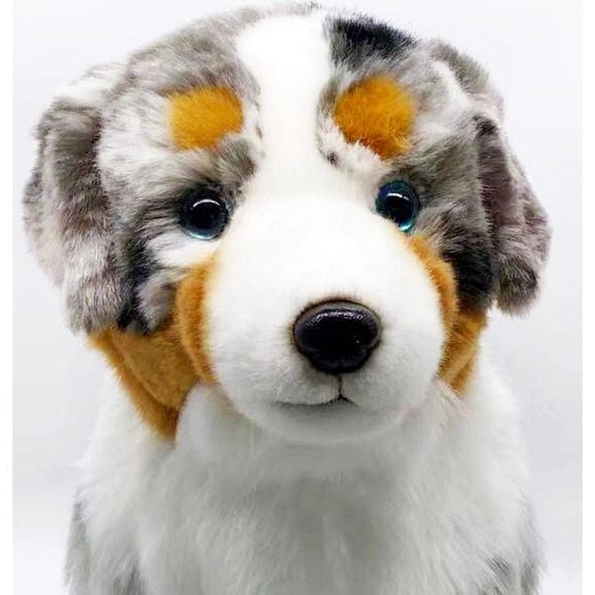 Faire: Auswella Stuffed Animals PLUSH Large Blue Merle Australian Shepherd