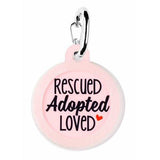 FAIRE - Bad Tags PET Pet Dog Tags Made in the USA, Recycled Metal, Glow in Dark, Waterproof *