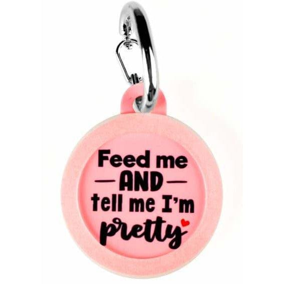 FAIRE - Bad Tags PET Pet Dog Tags Made in the USA, Recycled Metal, Glow in Dark, Waterproof *