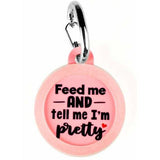 FAIRE - Bad Tags PET Pet Dog Tags Made in the USA, Recycled Metal, Glow in Dark, Waterproof *
