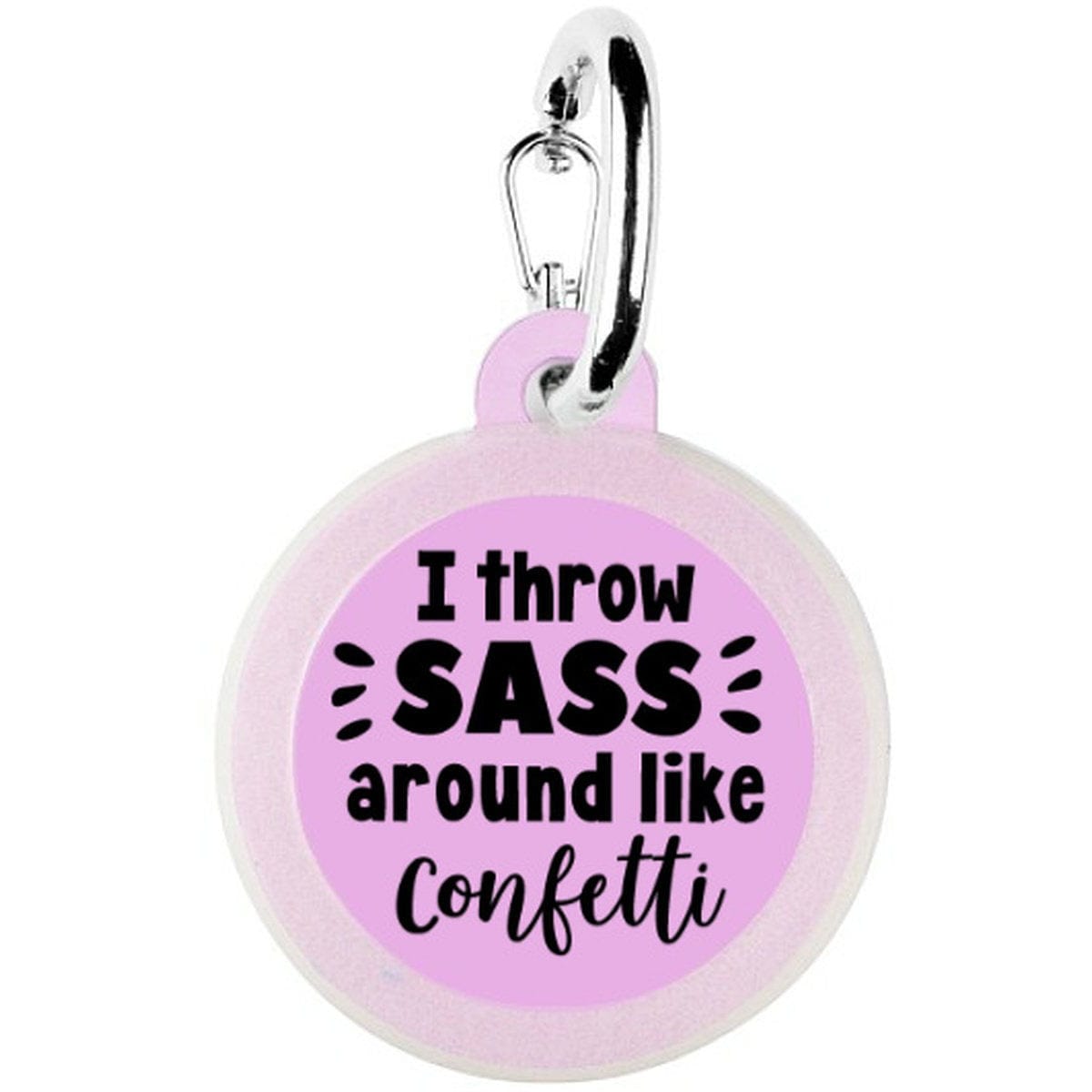 FAIRE - Bad Tags PET Pet Dog Tags Made in the USA, Recycled Metal, Glow in Dark, Waterproof *