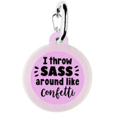 FAIRE - Bad Tags PET Pet Dog Tags Made in the USA, Recycled Metal, Glow in Dark, Waterproof *