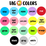 FAIRE - Bad Tags PET Pet Dog Tags Made in the USA, Recycled Metal, Glow in Dark, Waterproof *