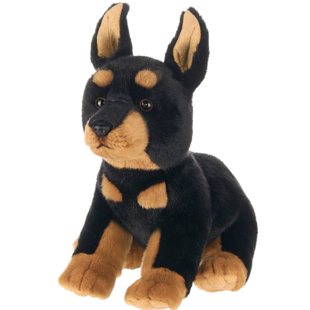 FAIRE: Bearington Collection Plush Animals Thor the Doberman