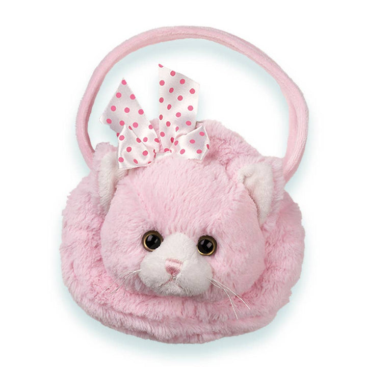 FAIRE - Bearington Kids Kitty Cat Plush Purses for Little Girls Pink Kitty Cat or Horse