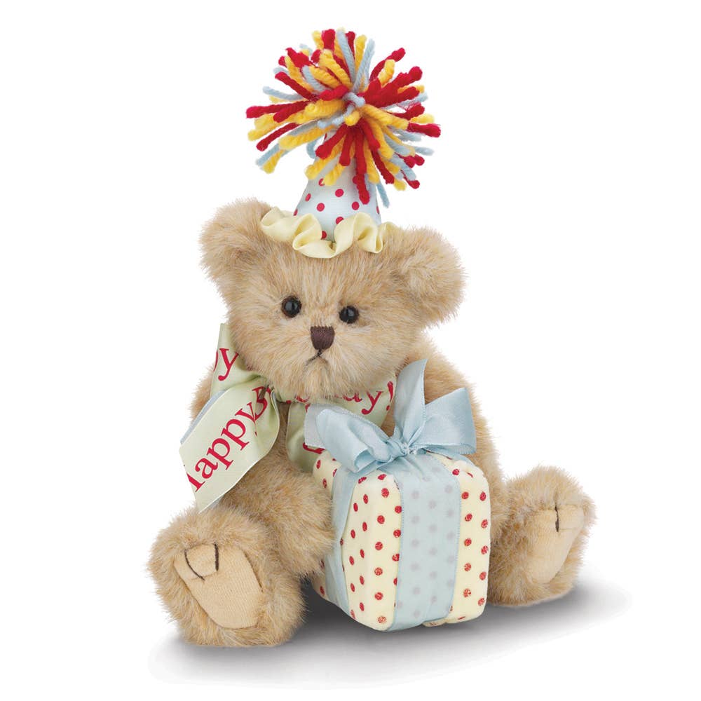 FAIRE - Bearington Plush Animals Birthday Cupcake & Birthday Bears by Bearington-Poseable and So CUTE! *