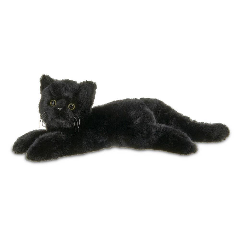 FAIRE - Bearington Plush Animals Black Plush Cats!  Siamese, Himalayan, Black, Tabby or Orange Tabby Plush Kitty Cats Lifelike-Bearington Collection