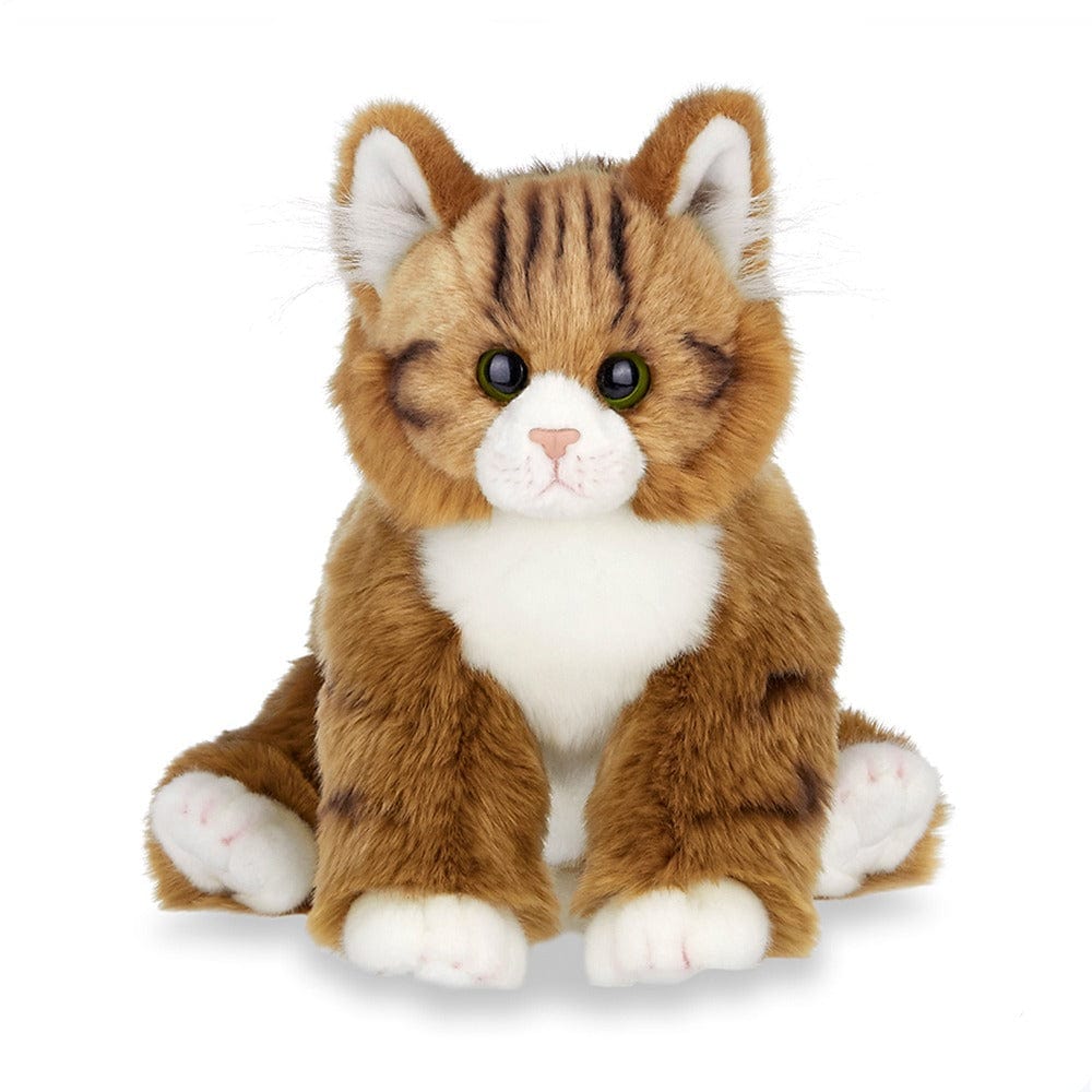 FAIRE - Bearington Plush Animals Maine Coon Plush Cat Lifelike! *