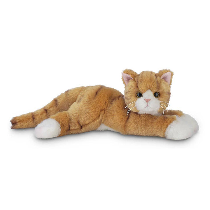 FAIRE - Bearington Plush Animals Orange Tabby Plush Cats!  Siamese, Himalayan, Black, Tabby or Orange Tabby Plush Kitty Cats Lifelike-Bearington Collection