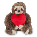 FAIRE - Bearington Plush Animals Sloth-Mini Romantic Plush Sloth OR Hedgehog Couple, Perfect for your Loved One!