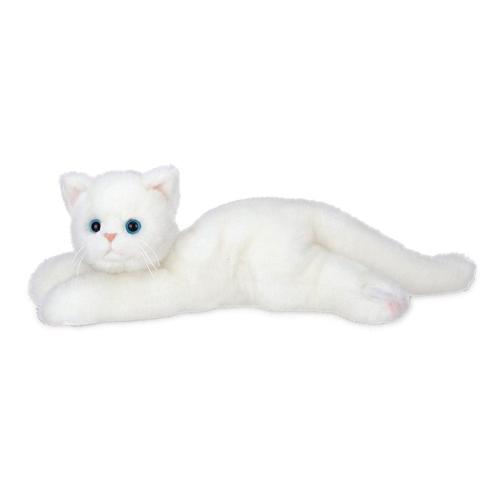 FAIRE - Bearington Plush Animals White Plush Cats!  Siamese, Himalayan, Black, Tabby or Orange Tabby Plush Kitty Cats Lifelike-Bearington Collection