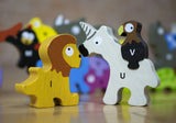 Faire-Begin Again Baby & Toddler A-Z Wooden Animal Puzzle & Alphabet Toy in One!  Eco Friendly