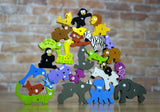 Faire-Begin Again Baby & Toddler A-Z Wooden Animal Puzzle & Alphabet Toy in One!  Eco Friendly