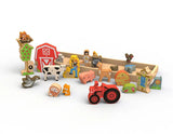 Faire-Begin Again Baby & Toddler A-Z Wooden Animal Puzzle & Alphabet Toy in One!  Eco Friendly