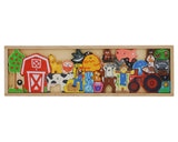 Faire-Begin Again Baby & Toddler A-Z Wooden Animal Puzzle & Alphabet Toy in One!  Eco Friendly