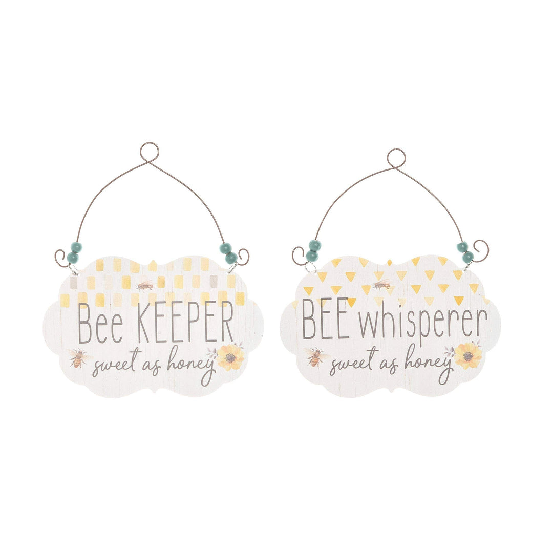 Faire-C&F Home Novelty Signs Bee Wall Plaque "Bee Whisper sweet as honey"*