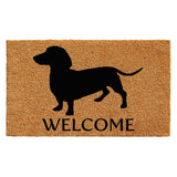 Dachshund Coir Welcome Mat Made in the USA