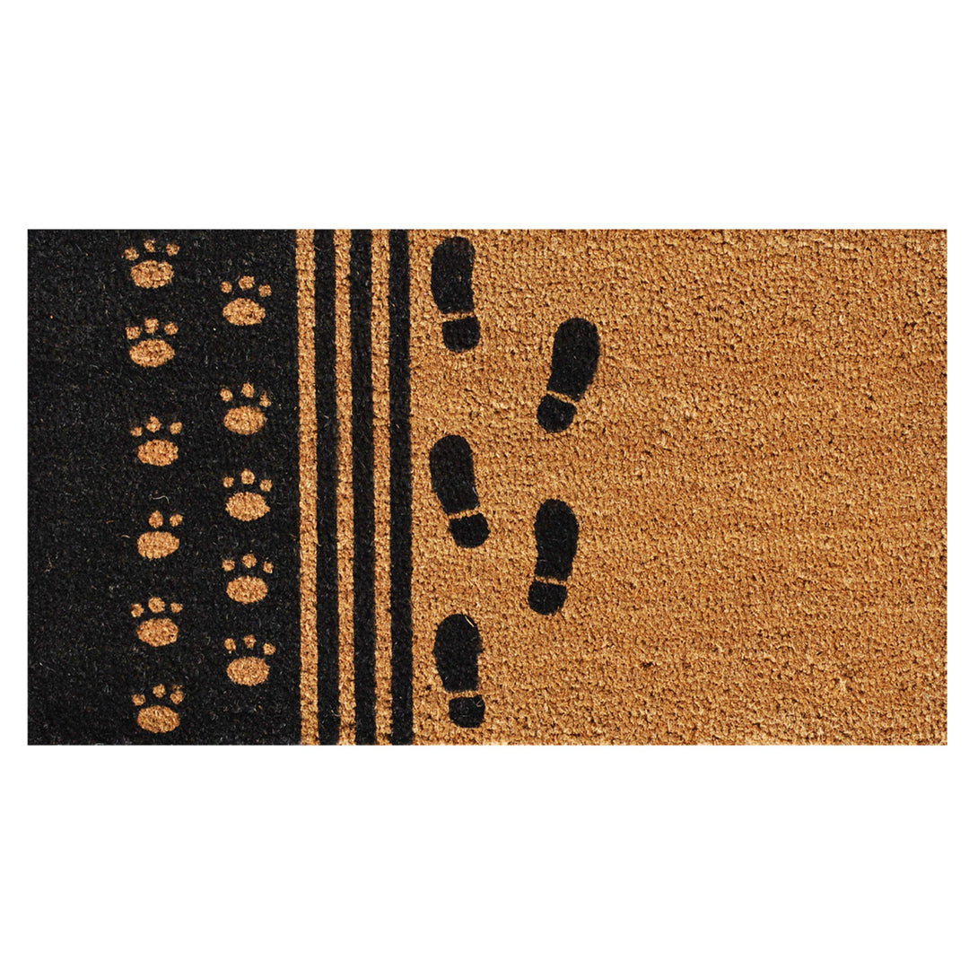 FAIRE - Calloway Mills Doormats Small Man's Best Friend Sweet Doormat for Dog Lovers