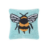 FAIRE - CF Home Decor Bumble Bee Hooked Pillow Handmade