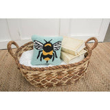 FAIRE - CF Home Decor Bumble Bee Hooked Pillow Handmade