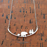 FAIRE - Close 2 UR Heart Fashion Jewelry Bear Cub Wild Animal Necklaces Stainless Steel MADE IN THE USA*