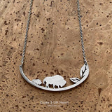 FAIRE - Close 2 UR Heart Fashion Jewelry Buffalo Wild Animal Necklaces Stainless Steel MADE IN THE USA*