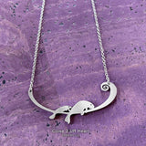 FAIRE - Close 2 UR Heart Fashion Jewelry Manatees Wild Animal Necklaces Stainless Steel MADE IN THE USA*