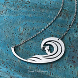 FAIRE - Close 2 UR Heart Fashion Jewelry Surfer Wild Adventures Stainless Steel Necklaces Handmade in the USA