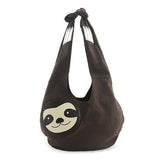 FAIRE - Comeco Handbags and Clutches Hobo Sloth Collection Brown Sleepyville Critters by Comeco*