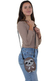 FAIRE - Comeco Handbags and Clutches Sloth Collection Brown Sleepyville Critters by Comeco*