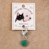 Faire-Crystal Pet Love Animals & Pet Supplies Healing Crystal Green Aventurine Pet Pendant Made in the USA