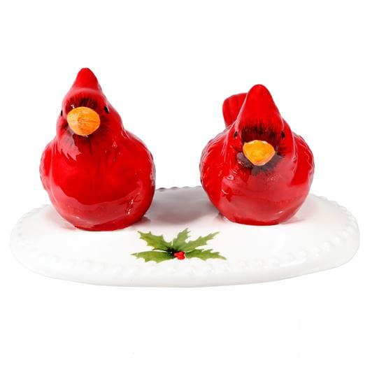 FAIRE - DEI Kitchen Cardinal Salt and Pepper Shakers