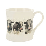 Faire: EastWest Cow Mug Holstein Cows-WE ARE NOT AMOOOOSED COWS MUG