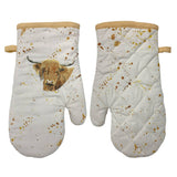 HIGHLAND COW ORGANIC SINGLE OVEN GLOVE