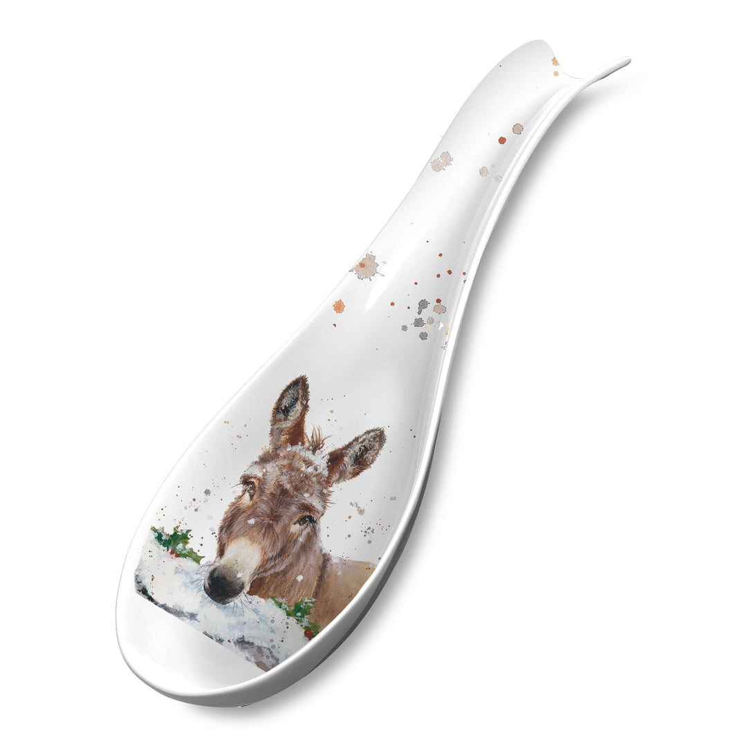 Faire: EastWest Spoon Rests DONKEY SPOON REST-Watercolor Artist Designed