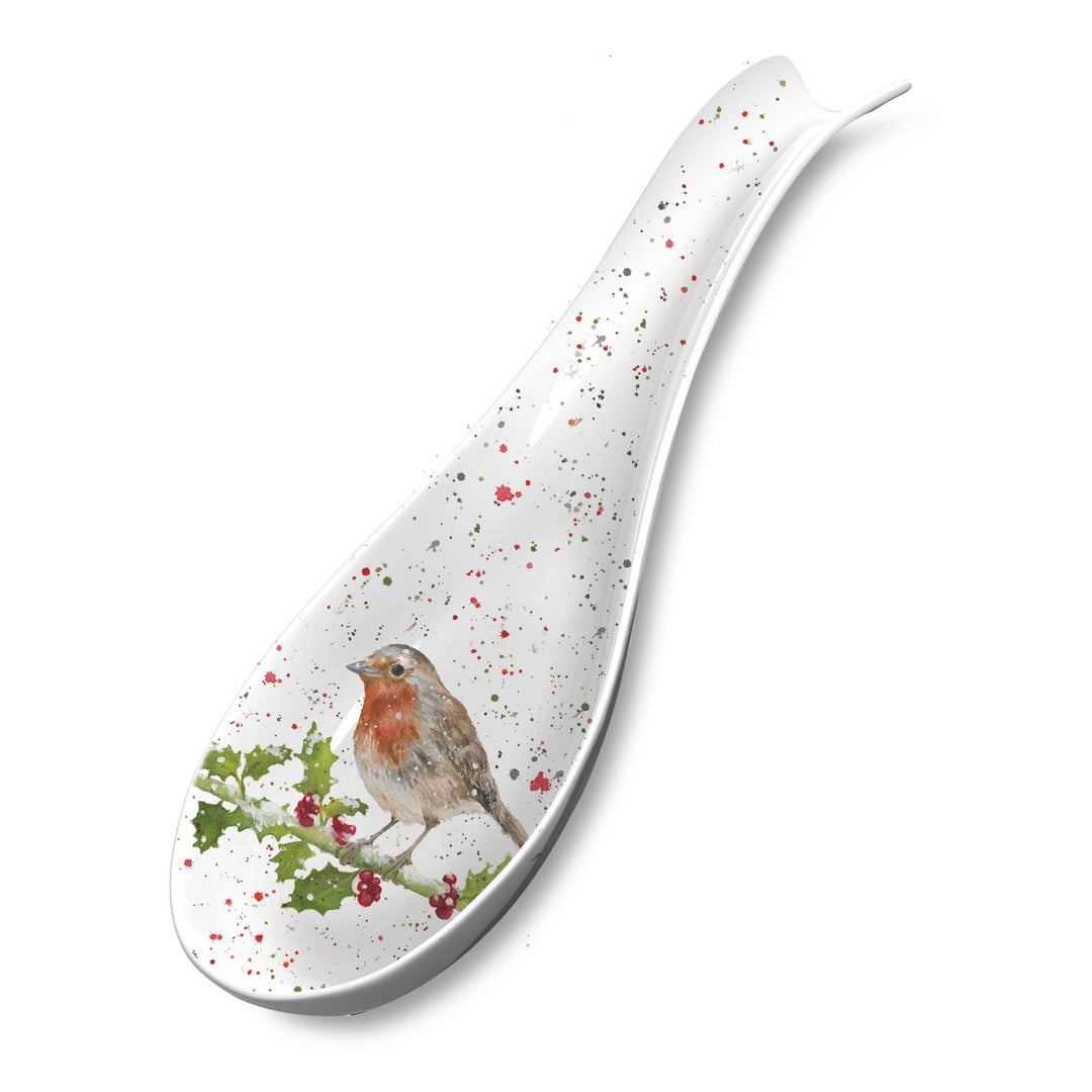 Faire: EastWest Spoon Rests ROBIN SPOON REST-BREE MERRYN WATERCOLOR