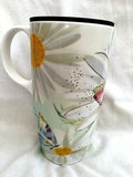 Faire: EastWest Travel Mug BUTTERFLY CERAMIC MUG in Gift Box