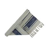 FAIRE - Entryways Doormats Doormats Milos Recycled Plastic Bottle Blue and White Outdoor / Indoor Rugs *