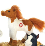 FAIRE: Fiesta Toys plush horse Paint SMALL PLUSH NEIGHING STANDING HORSES WITH SOUND