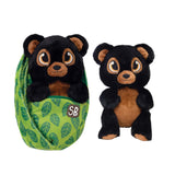 FAIRE: Fiesta Toys Stuffed Animals Black Bear SWADDLE BABIES - WILD BABIES COLLECTION Bears, Koala & MORE!