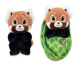 FAIRE: Fiesta Toys Stuffed Animals Red Panda SWADDLE BABIES - WILD BABIES COLLECTION Bears, Koala & MORE!