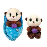 FAIRE: Fiesta Toys Stuffed Animals Sea Otter SWADDLE BABIES - WILD BABIES COLLECTION Bears, Koala & MORE!