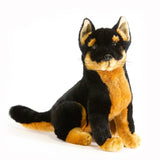 FAIRE: FurTastic Friends by Bocchetta Plush Toys Black and Tan Australian Dingo Size 21cm/8"