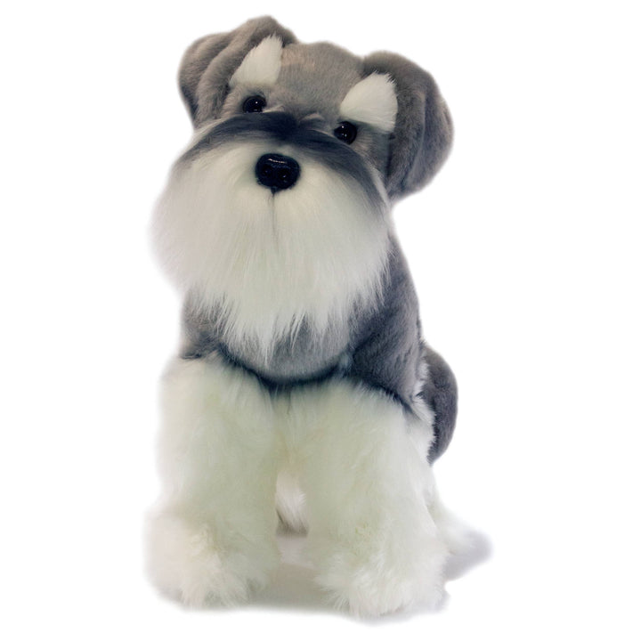 FAIRE: FurTastic Friends by Bocchetta Plush Toys Plush Animals sitting Large Schnauzer - 35cm Sitting Plush Dog