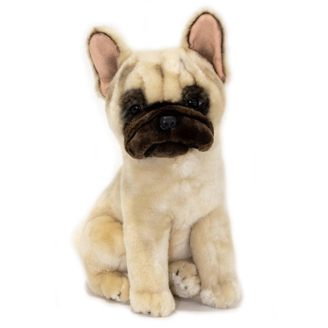 FAIRE: FurTastic Friends by Bocchetta Plush Toys Plushies Fawn French Bulldog Handmade Realistic 30cm Sitting