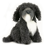 FAIRE: FurTastic Friends by Bocchetta Plush Toys Stuffed Animals black Red or Black Oodle Realistic Plush Puppy Dog Eco-friendly!